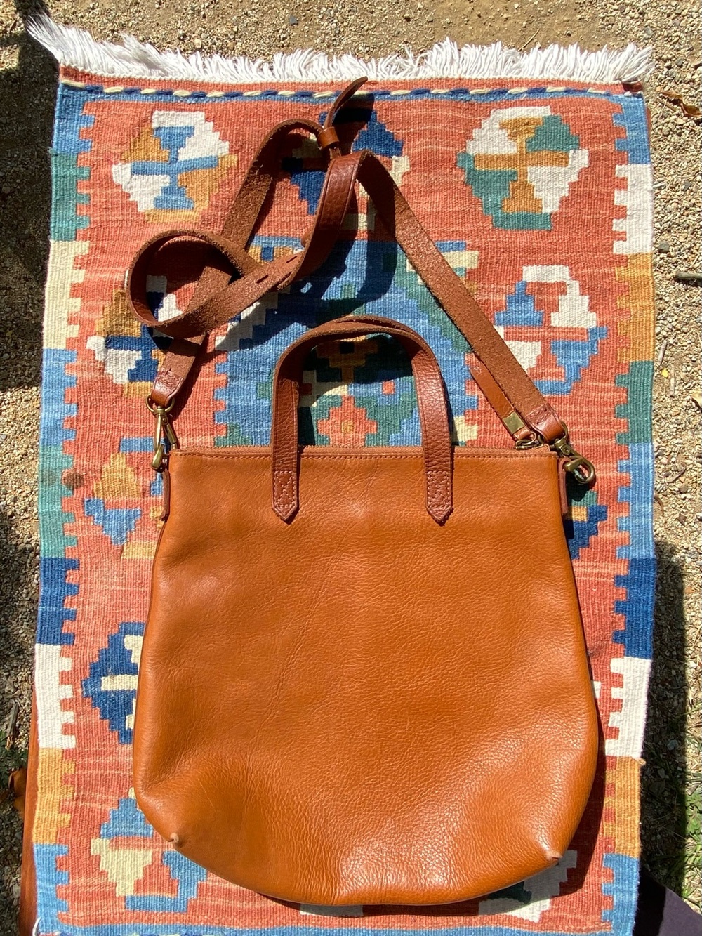 Madewell leather bag / crossbody bag.